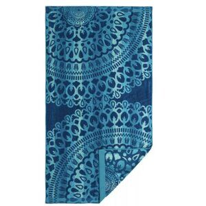 SEALED Blue Mandala Medallion Beach Towel | The Big One | Cotton 34x64